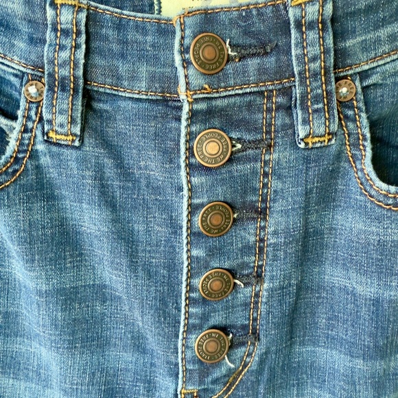 Free People High-Waist Flare Wide Leg Blue Jeans – Size 26 - Picture 4 of 4